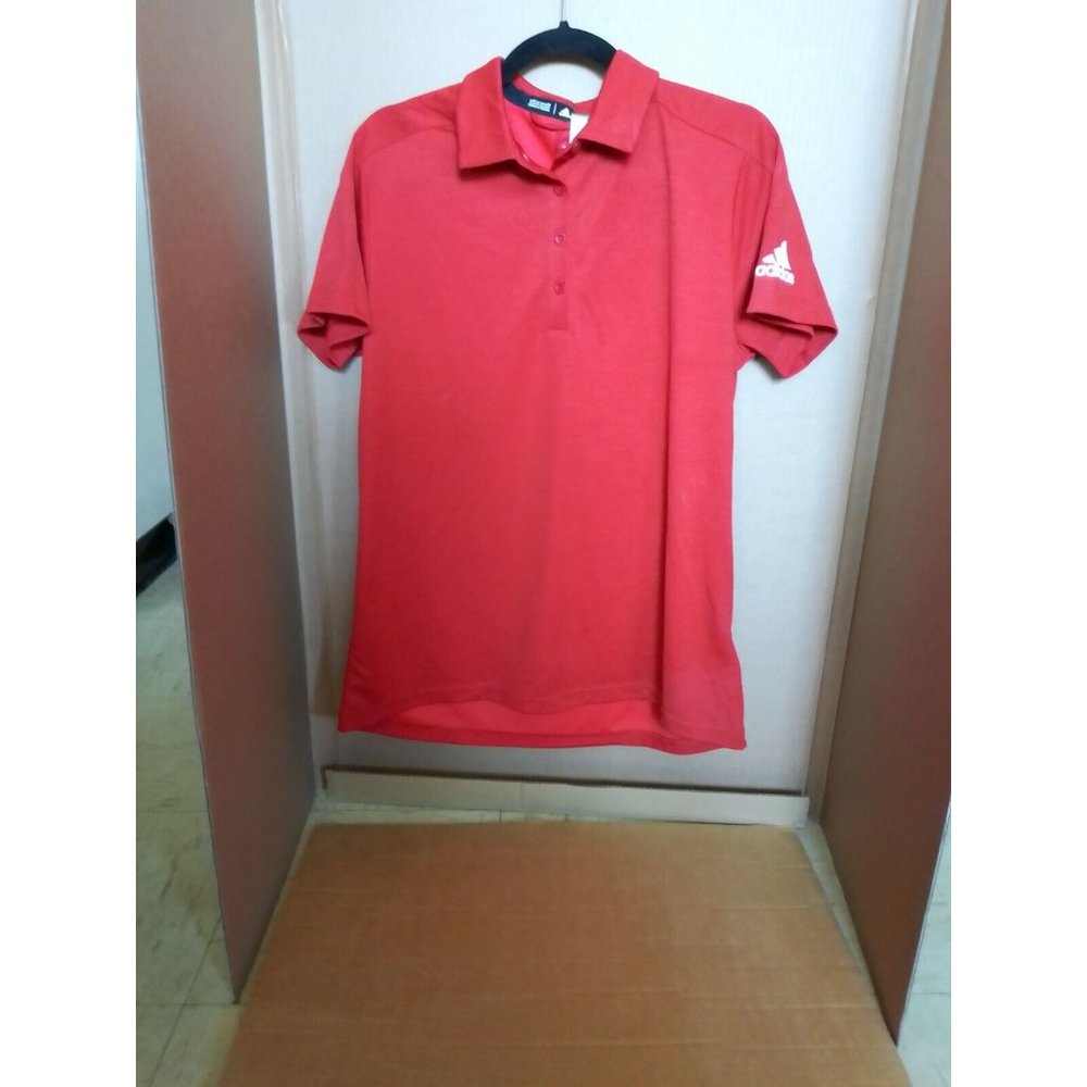 Brand New USA Adidas Large Red Men's Polo Shirt